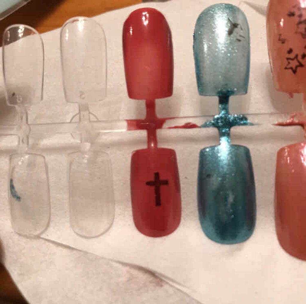 ネイルスタンププレート/DAISO/ネイル用品を使ったクチコミ(4枚目)