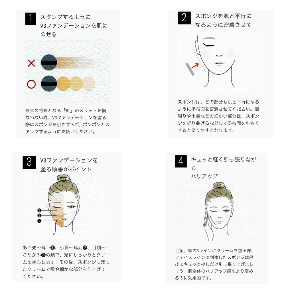 V3 エキサイティングファンデーション/SPICARE/クッションファンデーションを使ったクチコミ(5枚目)