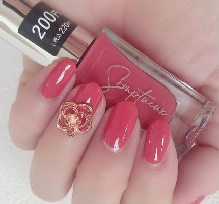 Somptueux(ソンプチュー) ネイルポリッシュ/DAISO/マニキュアを使ったクチコミ(1枚目)