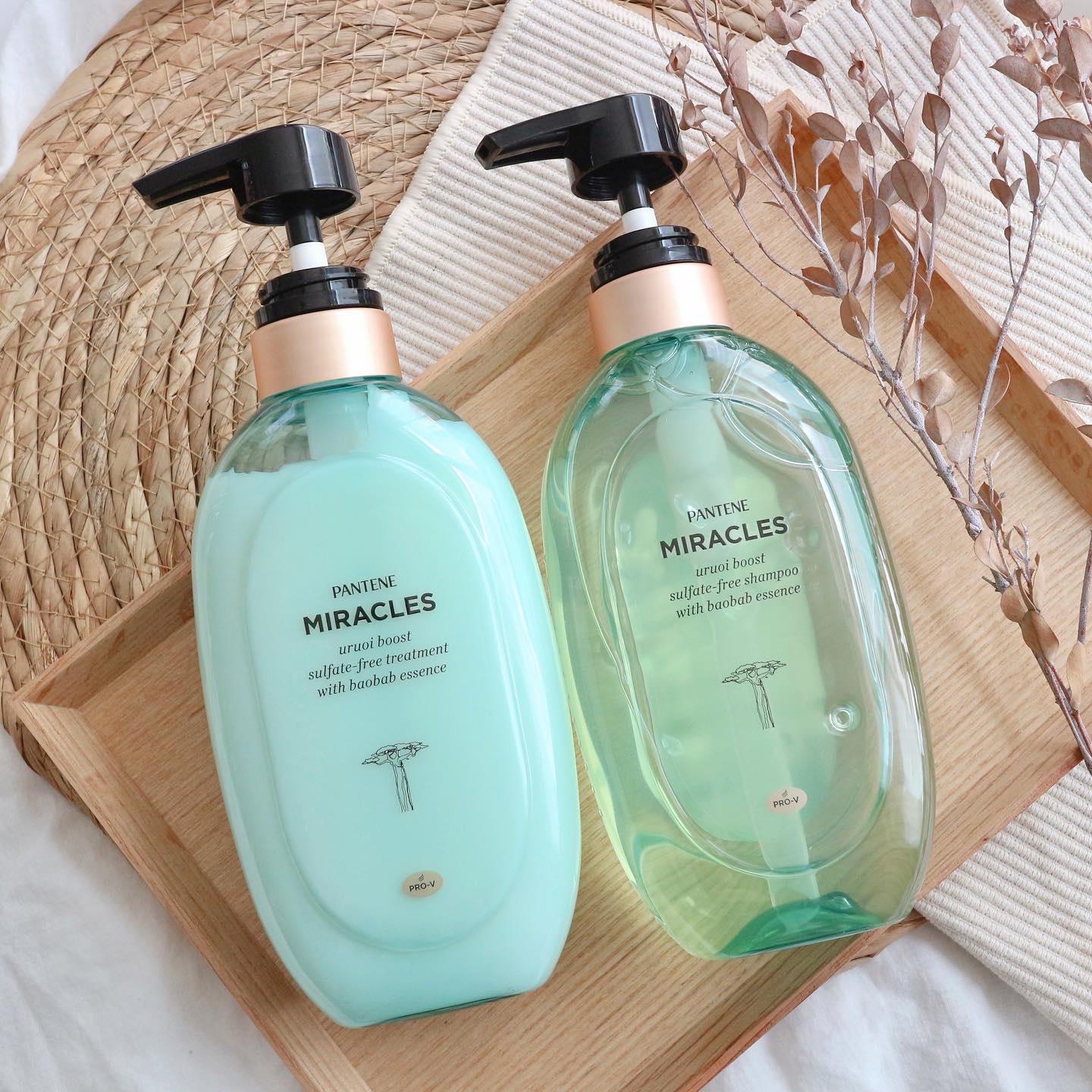 ミラクルズ うるおいブースト シャンプー/トリートメント/パンテーン/市販シャンプーを使ったクチコミ（1枚目）