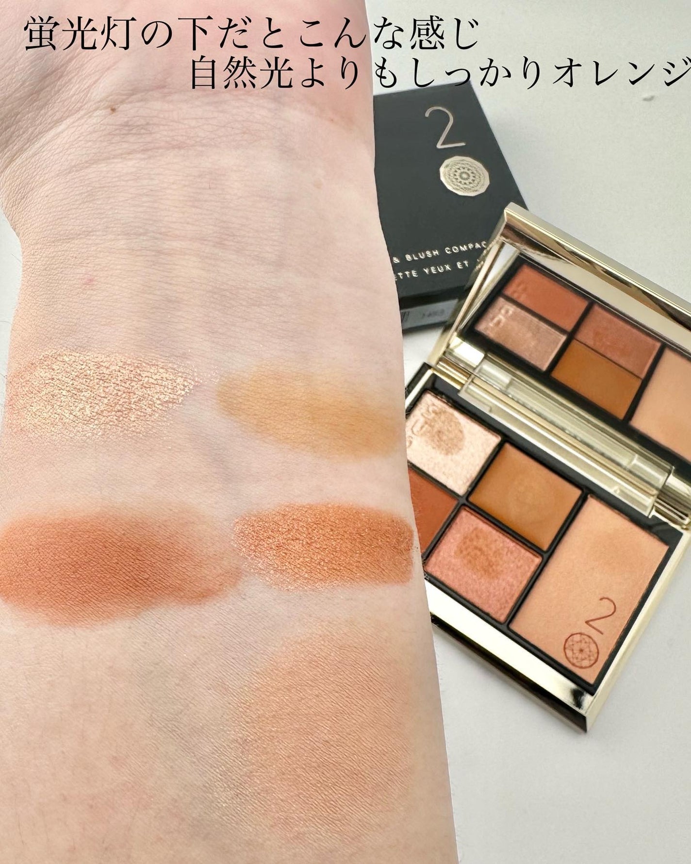 20th アニバーサリー アイ&ブラッシュ コンパクト/SUQQU/アイシャドウパレットを使ったクチコミ(3枚目)