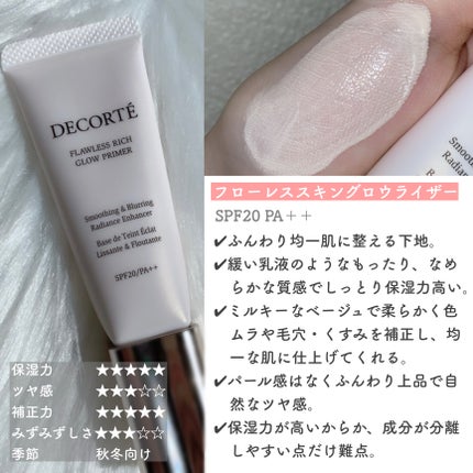 ロージー グロウライザー/DECORTÉ/化粧下地を使ったクチコミ(2枚目)
