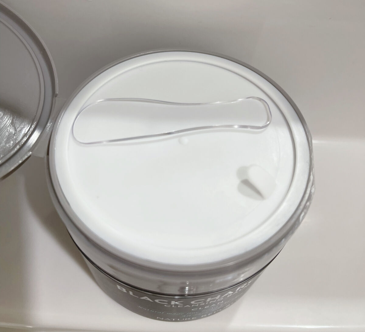 BLACK CHARCOAL クレンジングバーム/ネイチャーリパブリック/クレンジングバームを使ったクチコミ（2枚目）