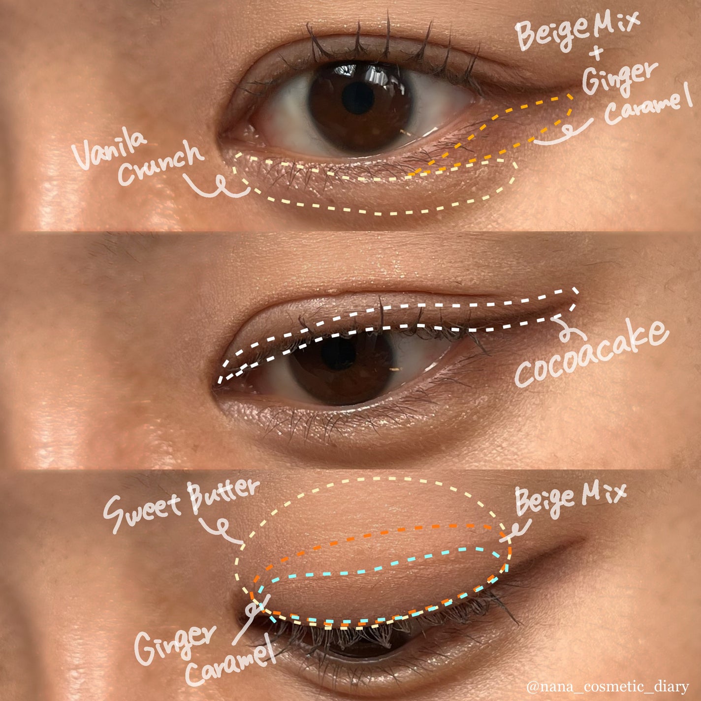 KEYBO FALL IN LOVE SHADOW PALETTE/keybo/アイシャドウパレットを使ったクチコミ(4枚目)