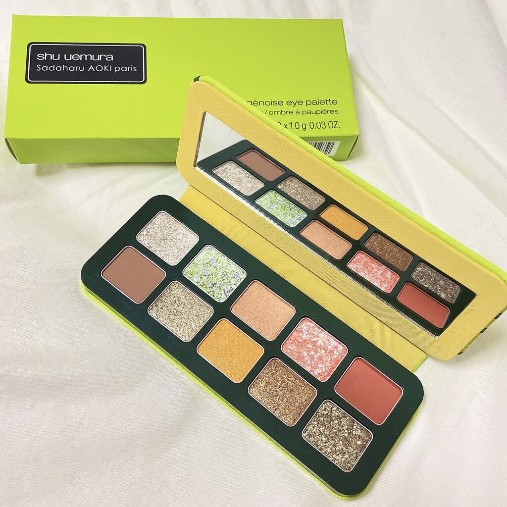 マッチャ ジェノワーズ アイ パレット /shu uemura/アイシャドウパレットを使ったクチコミ（1枚目）