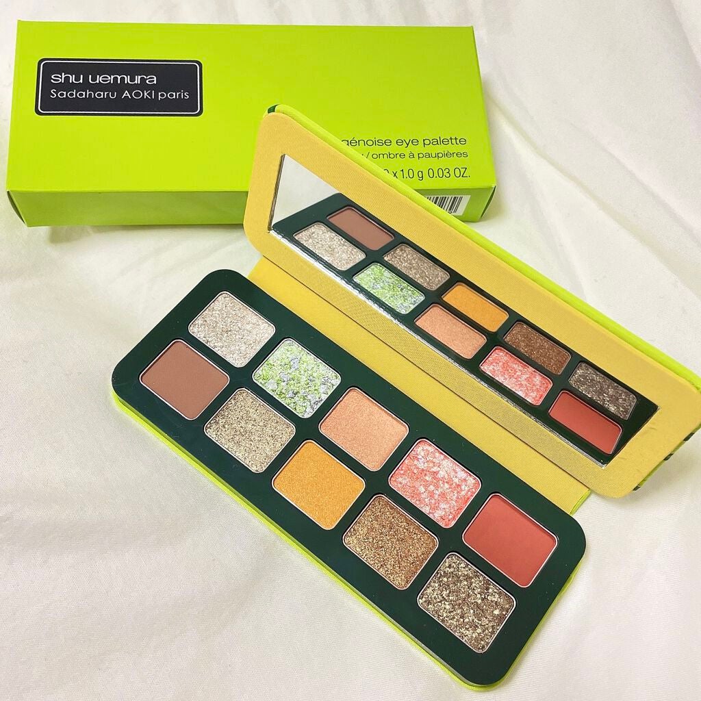 マッチャ ジェノワーズ アイ パレット /shu uemura/アイシャドウパレットを使ったクチコミ(1枚目)