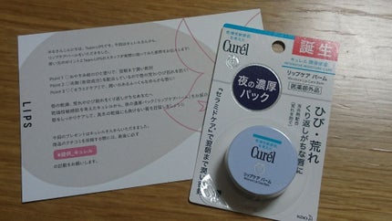 リップケア バーム/キュレル/リップバームを使ったクチコミ(1枚目)