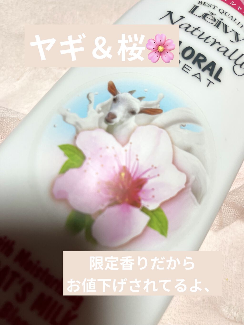 レイヴィーボディシャンプーさくら/Leivy/ボディソープを使ったクチコミ（1枚目）