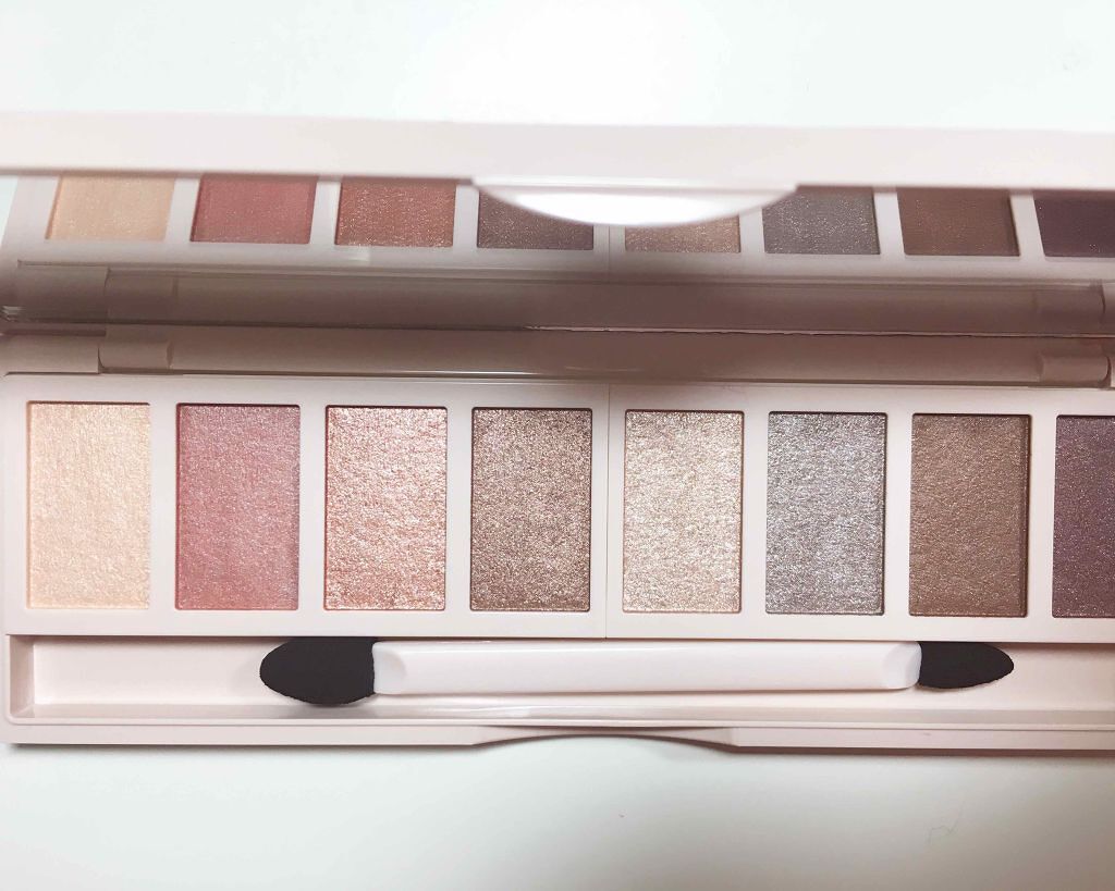 グラマラスヌード アイパレット (クリスマスコフレ 2017)/Visée/メイクアップキットを使ったクチコミ(2枚目)