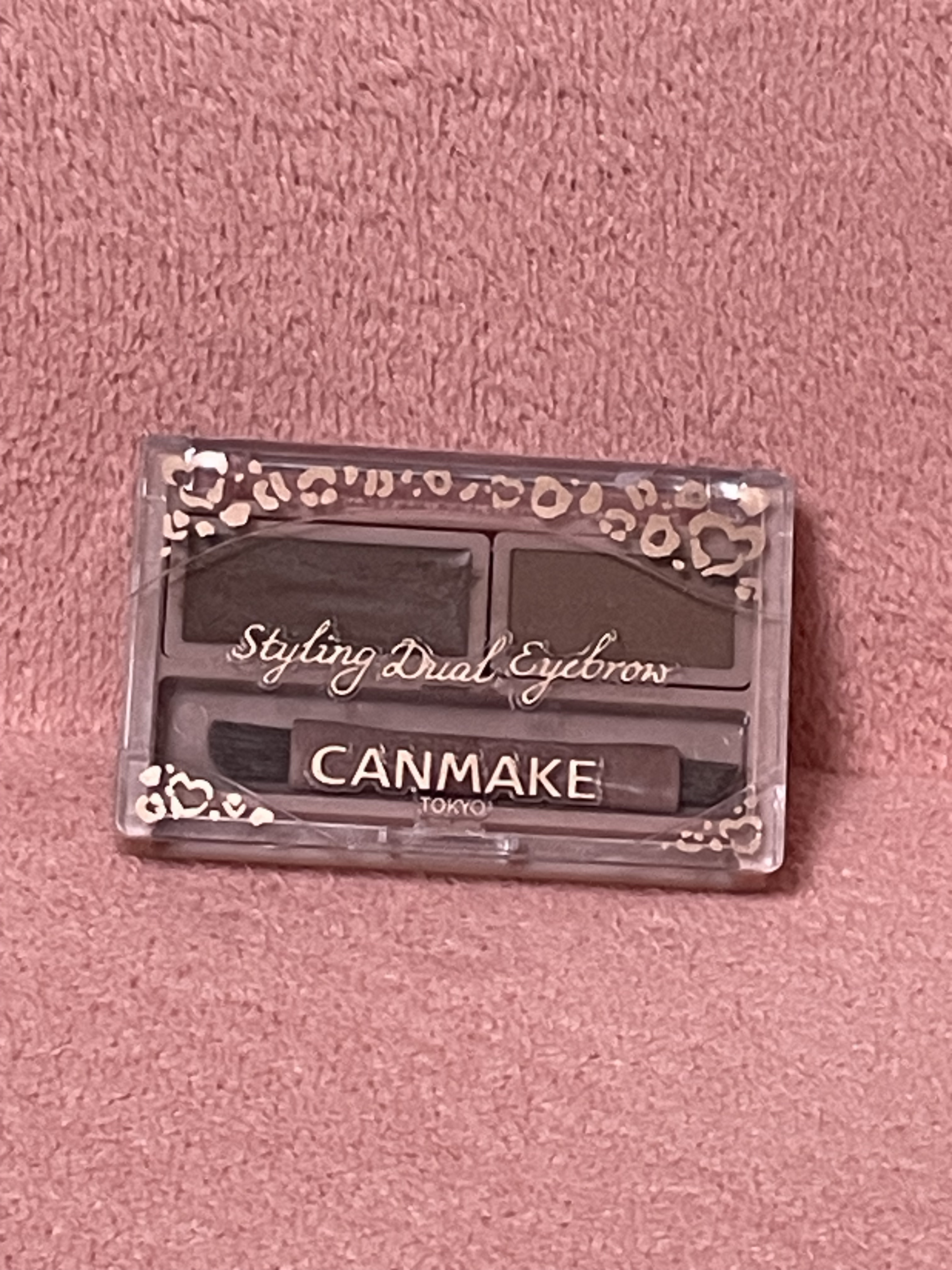 スタイリングデュアルアイブロウ 02 ウォームブラウン/キャンメイク/アイブロウを使ったクチコミ（1枚目）