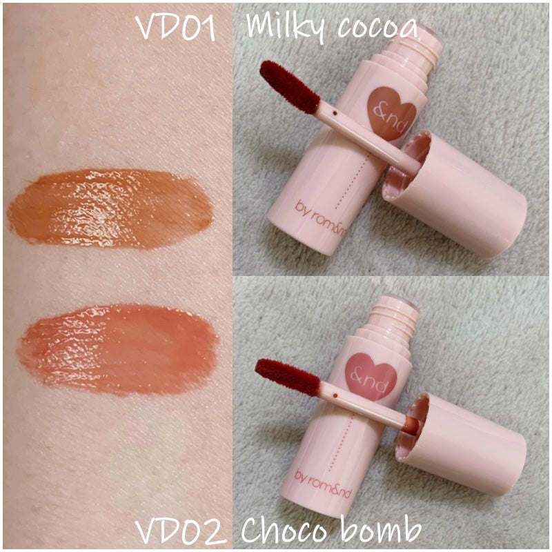 アンドバイロムアンド グラッシーボムティント/&nd by rom&nd/リップティントを使ったクチコミ(3枚目)