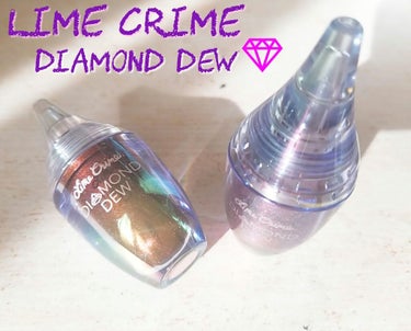 Lime Crime(海外) DIAMOND DEW  LIQUID GLITTER EYESHADOWのクチコミ「#LimeCrime 
#ライムクライム

💎DIAMOND DEW💎
LIQUID GLIT.....」（1枚目）