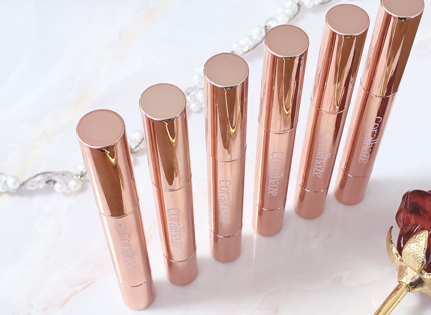 ボリューマイジングフォンデュリップ/Coralhaze/口紅を使ったクチコミ(4枚目)