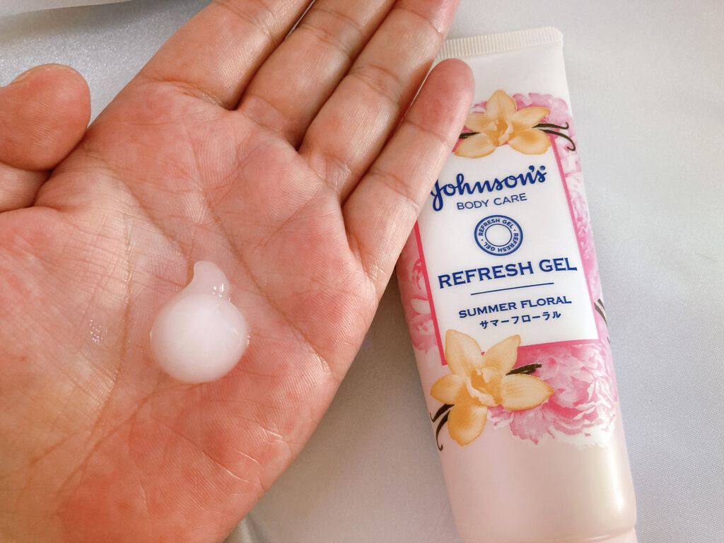 リフレッシュジェル サマーフローラル/ジョンソンボディケア/ボディローションを使ったクチコミ（3枚目）