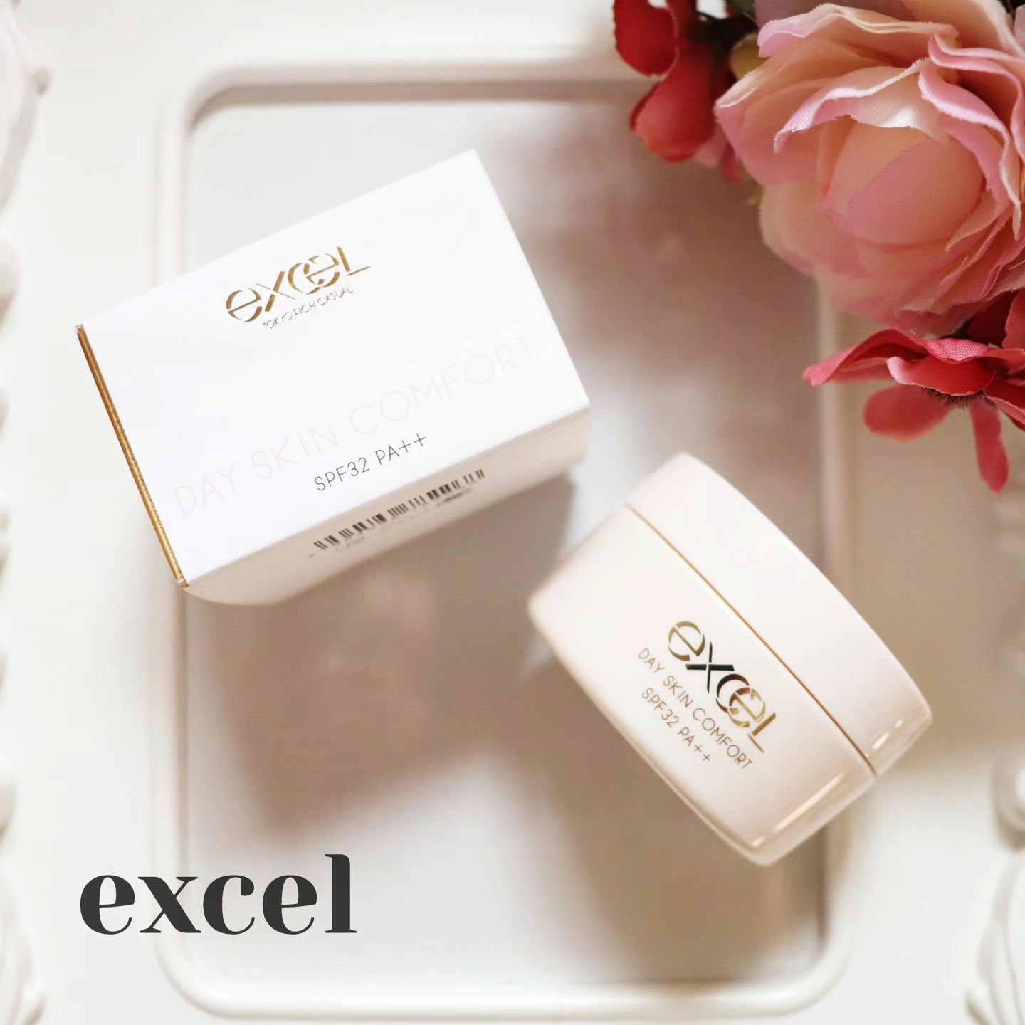 デイスキンコンフォート/excel/フェイスクリームを使ったクチコミ（1枚目）