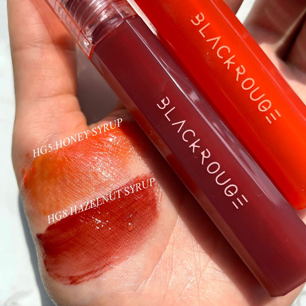 HALF&HALF WATER TINT /BLACK ROUGE/リップグロスを使ったクチコミ(10枚目)