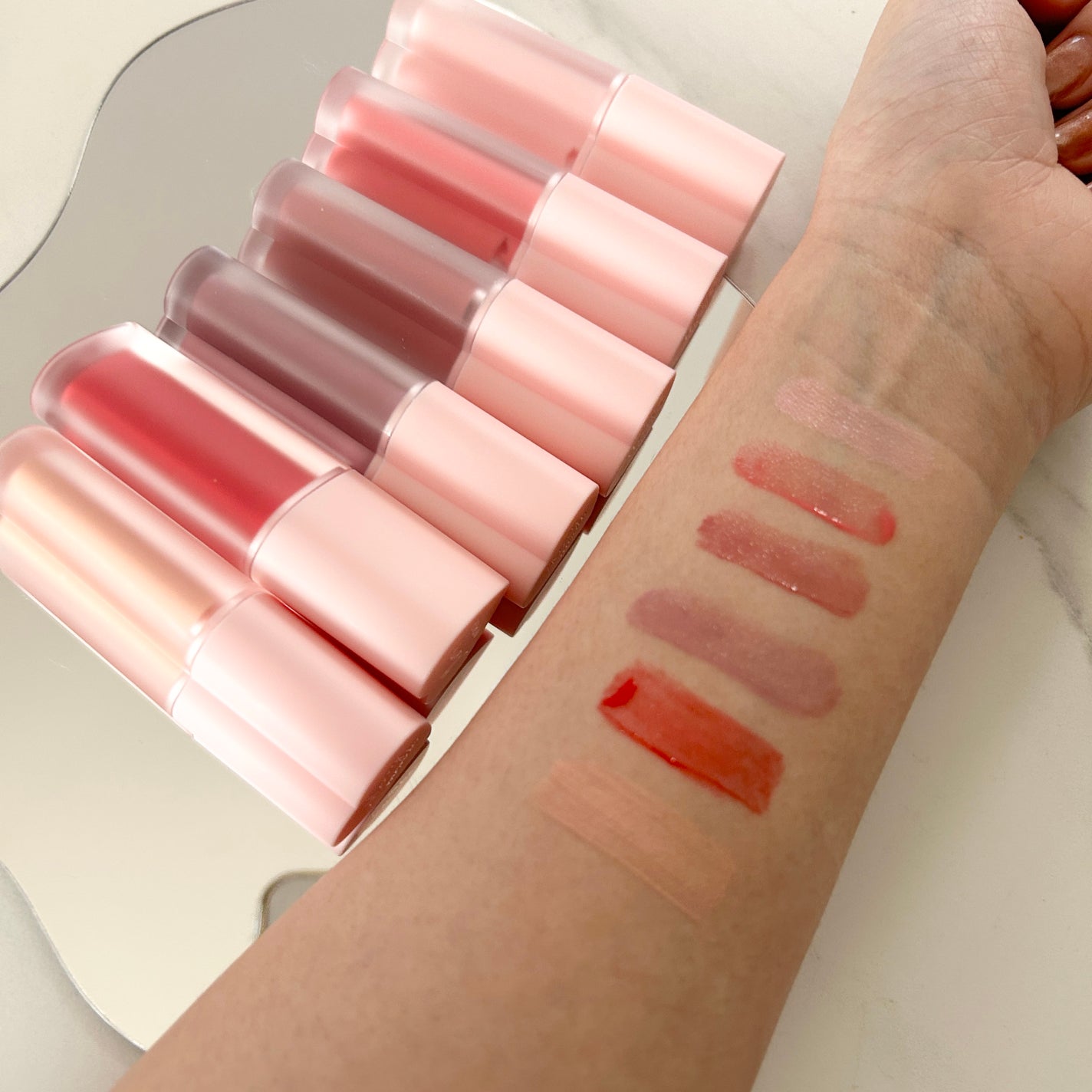 ミルクハートティントリップアンドチーク/Merrymonde/リップティントを使ったクチコミ(3枚目)