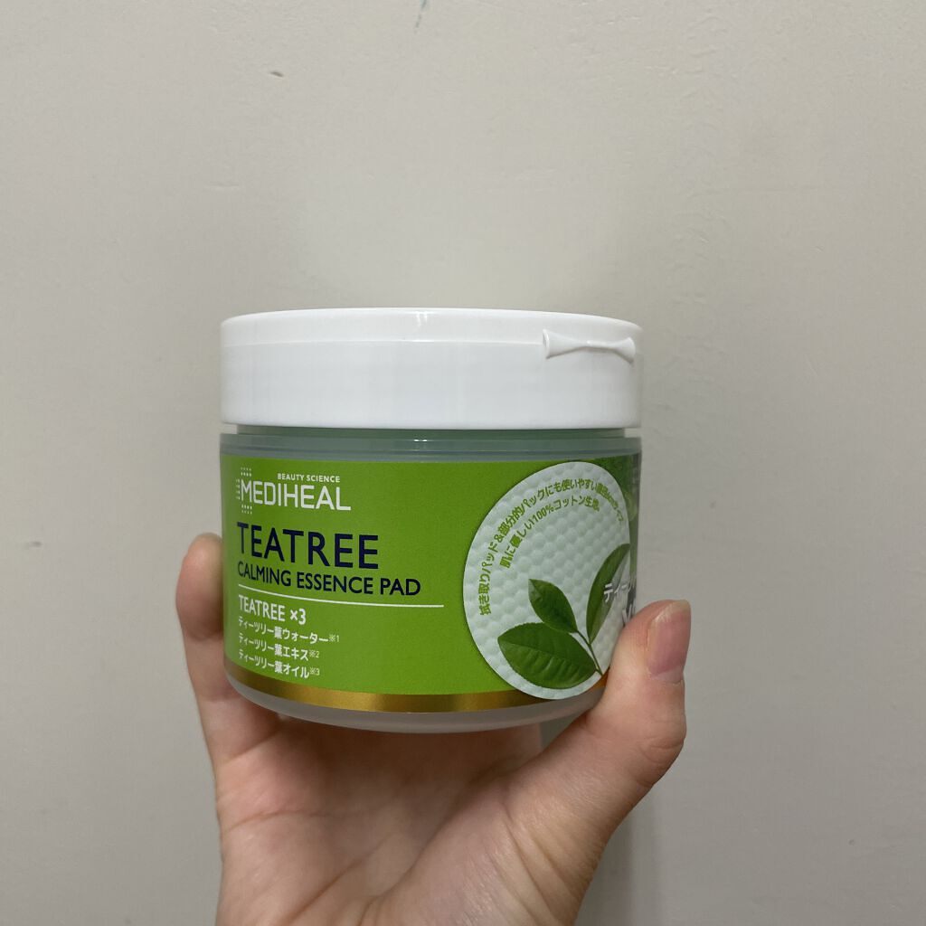 ティーツリーカーミングエッセンスパッド/MEDIHEAL/トナーパッドを使ったクチコミ（1枚目）