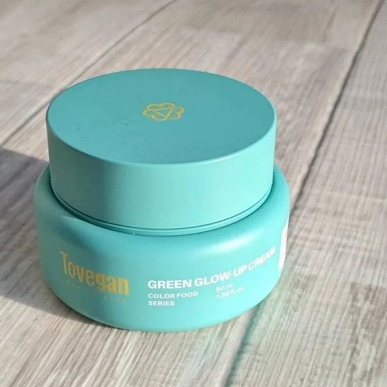 カラーフードシリーズグリーングロウアップクリーム/Tovegan/フェイスクリームを使ったクチコミ(3枚目)