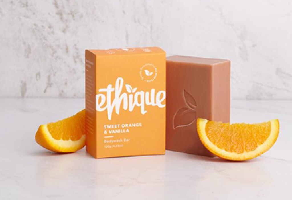 ボディウォッシュ バー オレンジ&バニラ Ethique