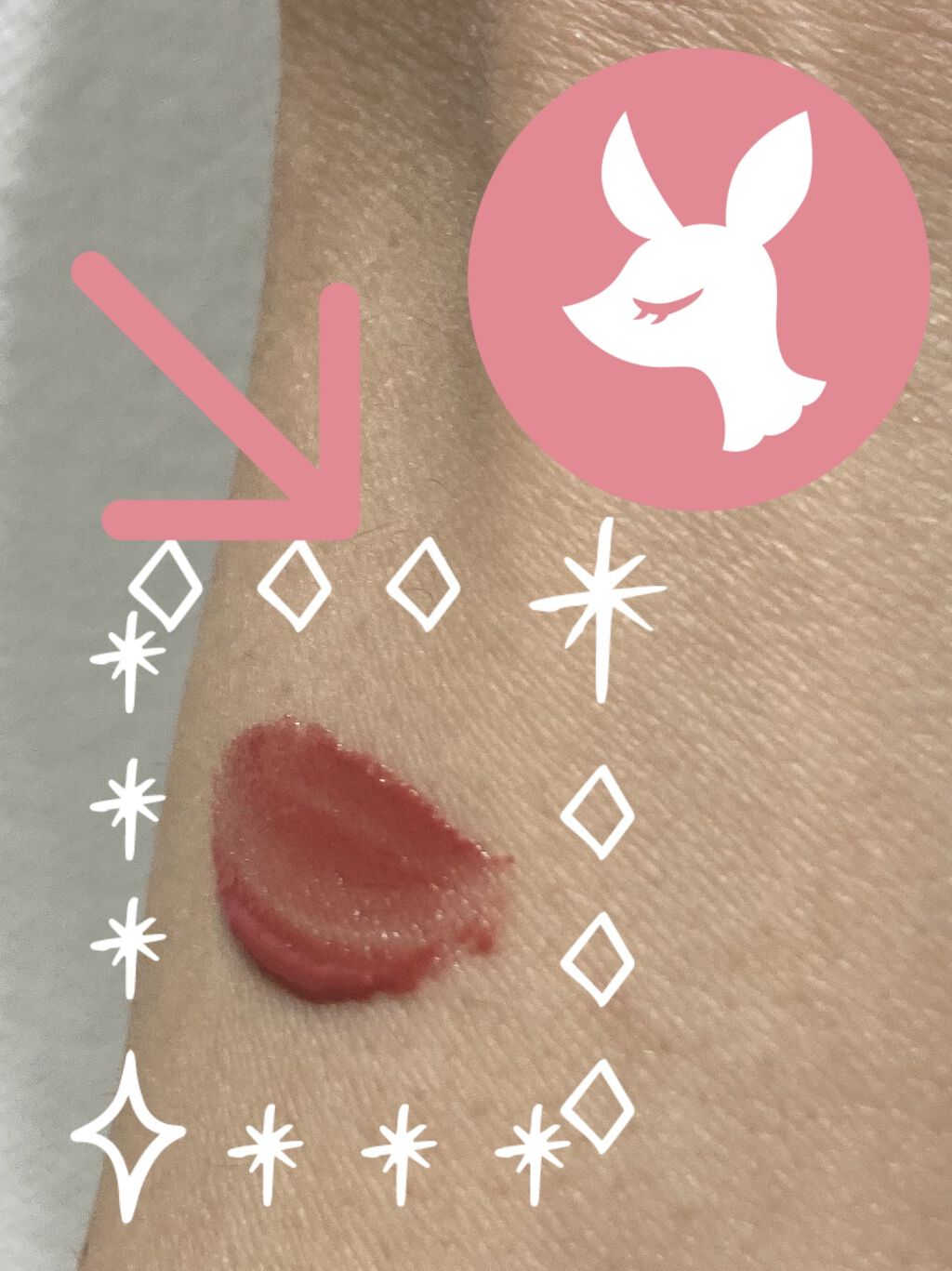 ジューシーラスティングティント/rom&nd/リップティントを使ったクチコミ（2枚目）