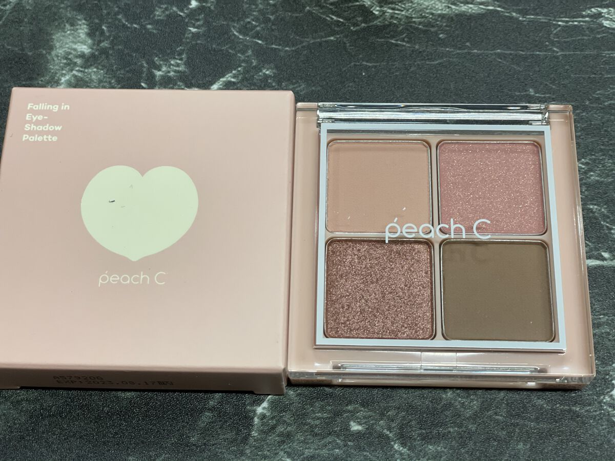 フォーリング イン アイシャドウ パレット 03 フォーリングインピンク/Peach C/アイシャドウパレットを使ったクチコミ（2枚目）