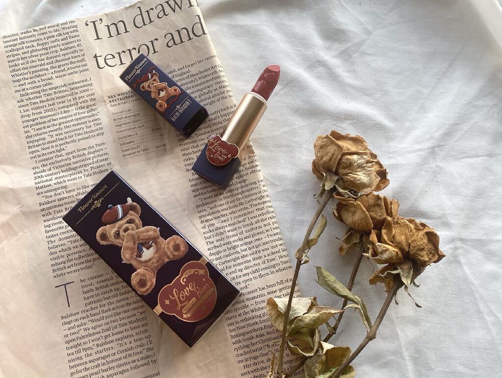 Love Bear マットリップスティック/FlowerKnows/口紅を使ったクチコミ(3枚目)