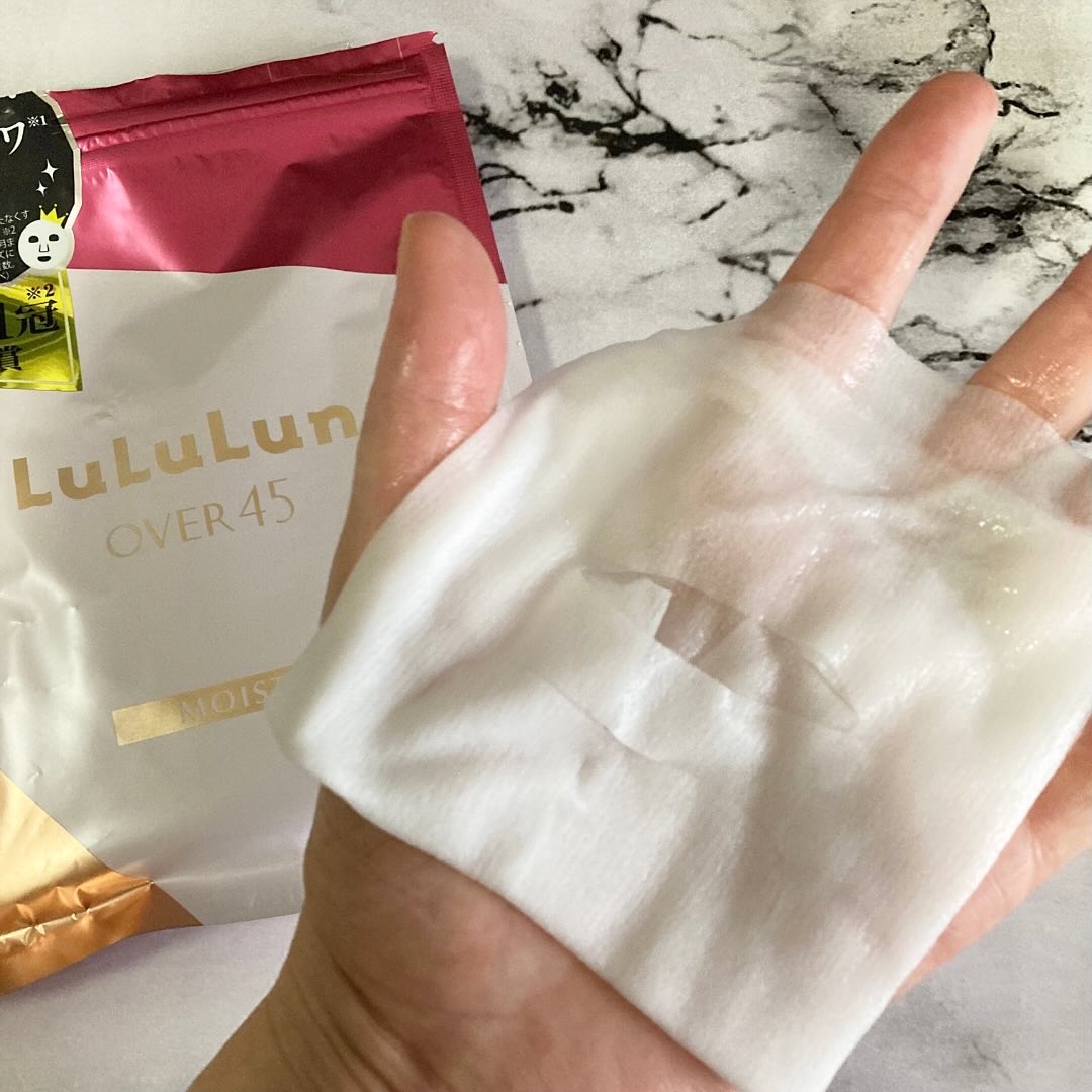 ルルルンOVER45 カメリアピンク（モイスト） 7枚入/ルルルン/シートマスク・パックを使ったクチコミ（3枚目）