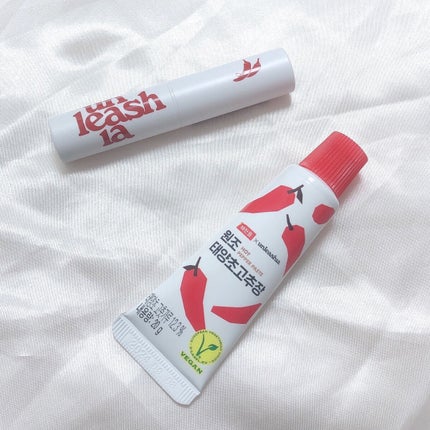 レッドペッパーテイストリップバーム/unleashia/リップバームを使ったクチコミ(7枚目)