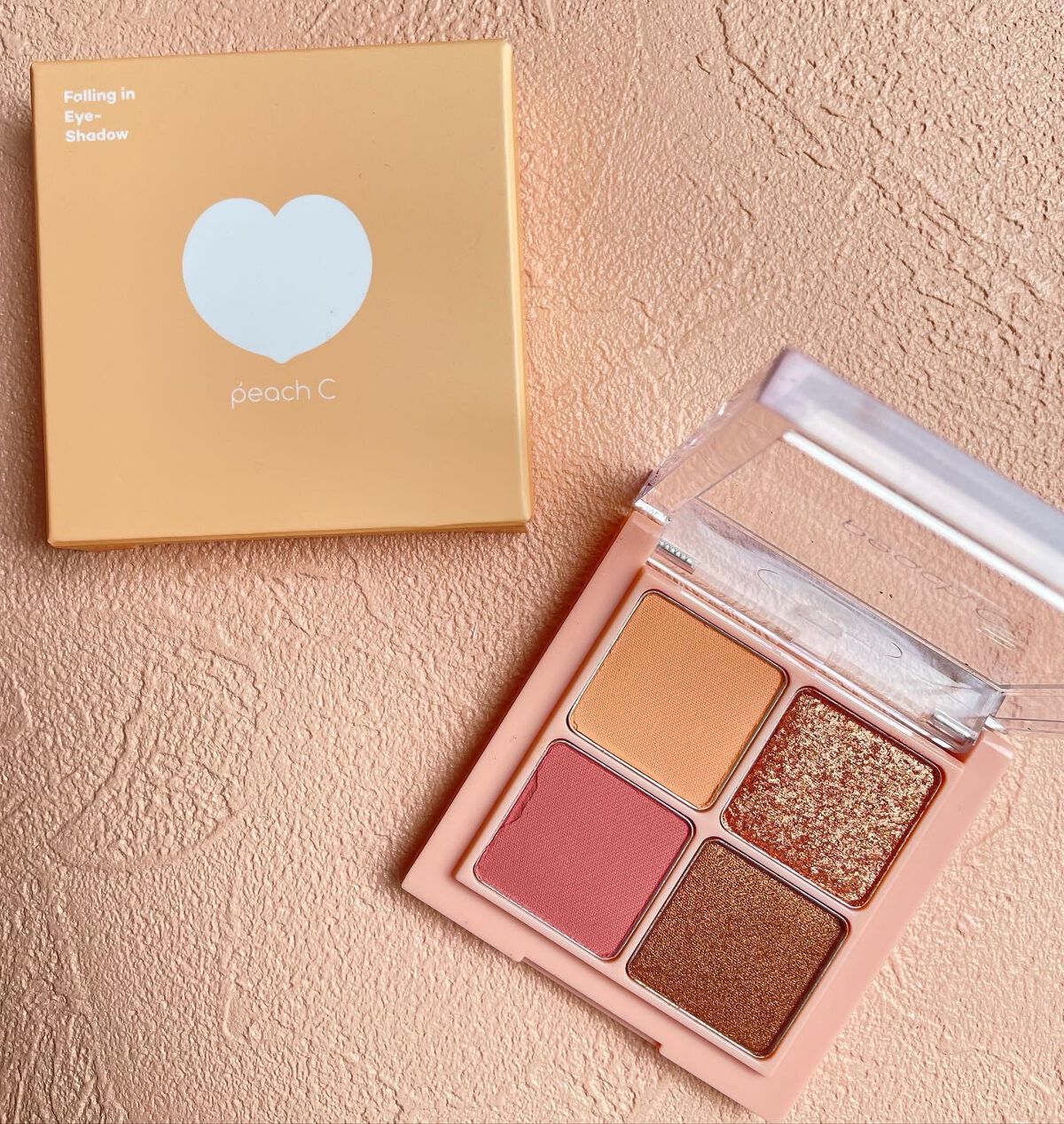 フォーリング イン アイシャドウ パレット  02 フォーリングインピーチ/Peach C/アイシャドウパレットを使ったクチコミ（2枚目）