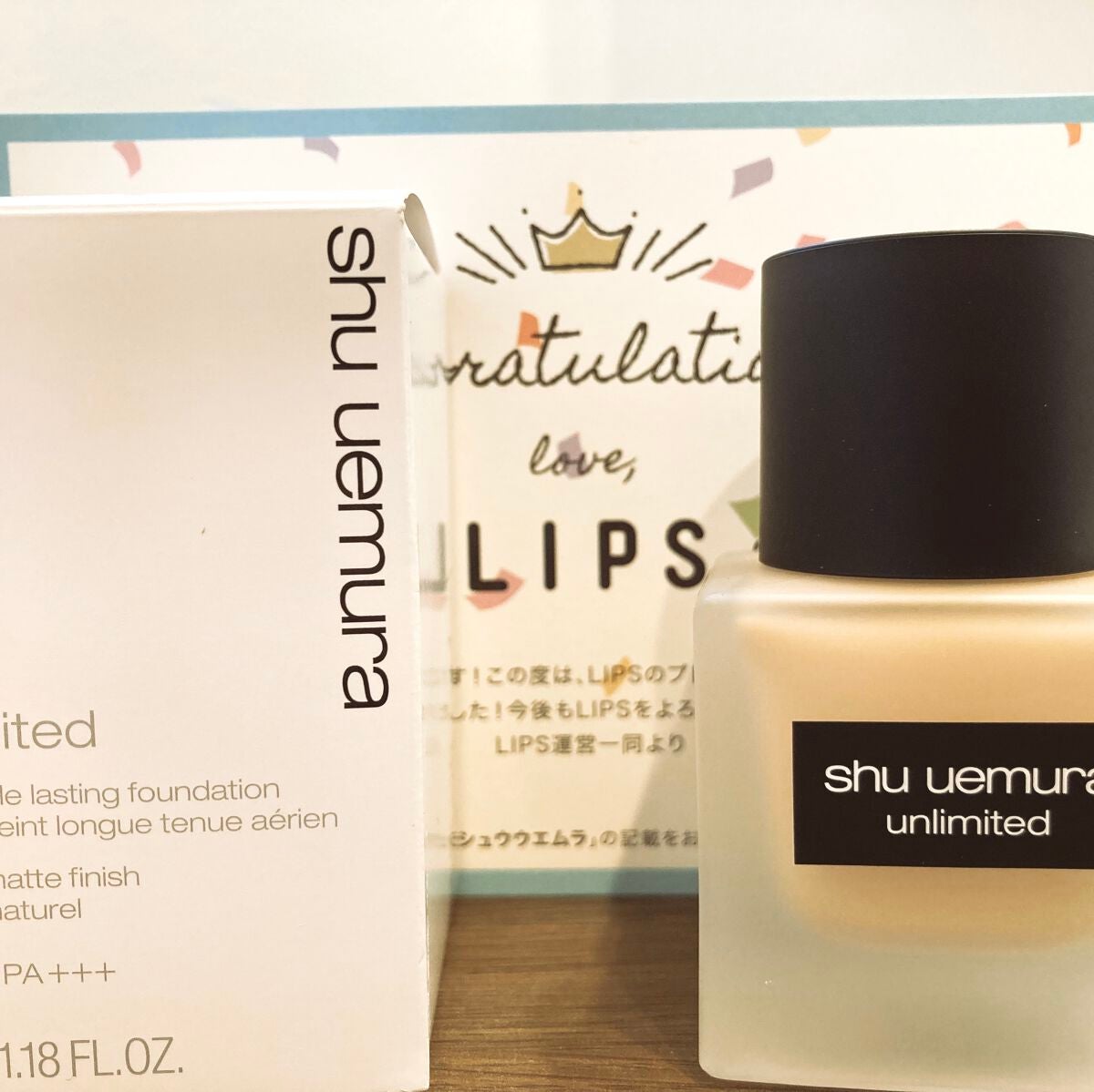 (旧)アンリミテッド ラスティング フルイド/shu uemura/リキッドファンデーションを使ったクチコミ(1枚目)