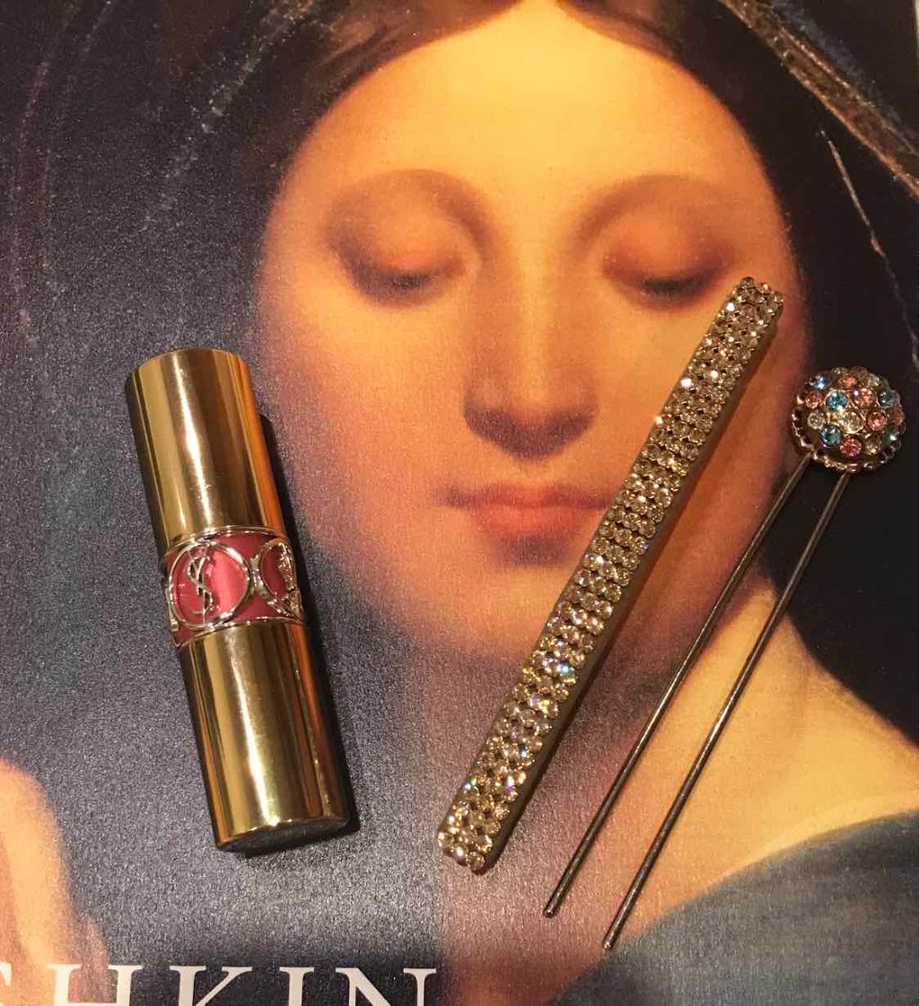 ルージュ ヴォリュプテ シャイン/YVES SAINT LAURENT BEAUTE/口紅を使ったクチコミ（1枚目）