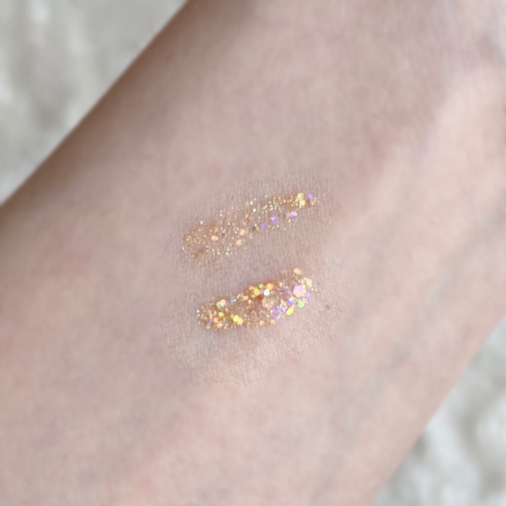 リキッド グリッター シャドウ/rom&nd/グリッターを使ったクチコミ(2枚目)