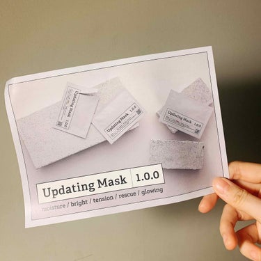 Updating Mask 1.0.0 5タイプセット 1セット5枚入り/meol/シートマスク・パックを使ったクチコミ（1枚目）