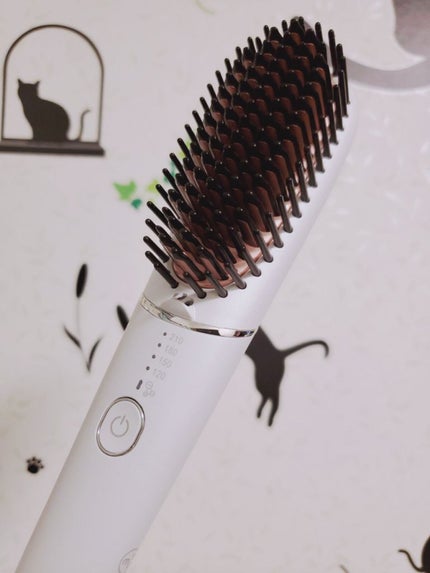 プレミアム ブラシ型ヘアアイロン/CARERISE/その他スタイリングを使ったクチコミ(2枚目)