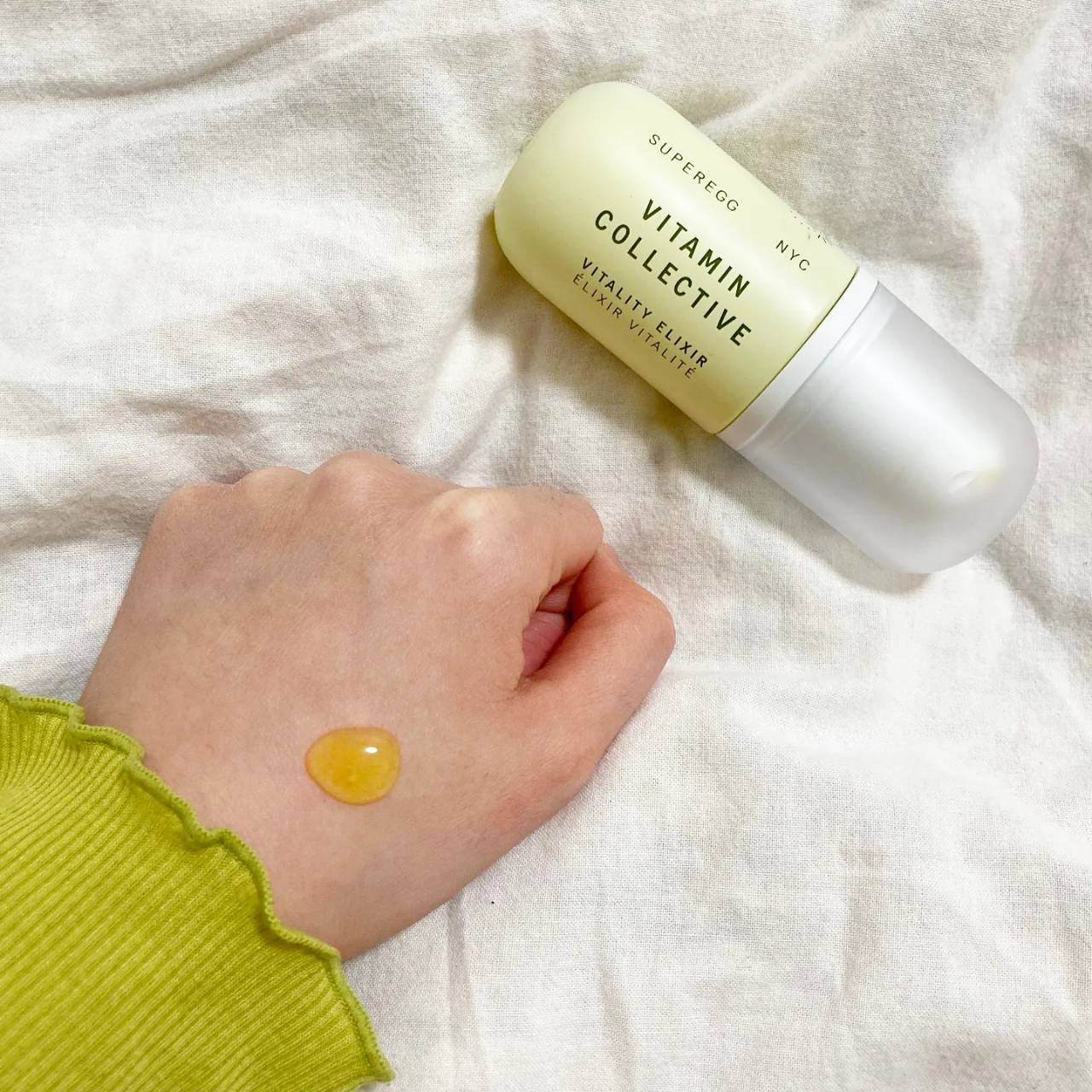 ビタミン コレクティブ バイタリティ エリクサー/SUPEREGG /美容液を使ったクチコミ（3枚目）