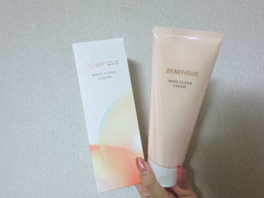 🌸BENEFIQUE
メイククリア クリーム  3960円

使っているメイク落としがメイクが残る感じがして早く変えたかった！

スルスル落ちるのでかなひ🙆‍♀️

