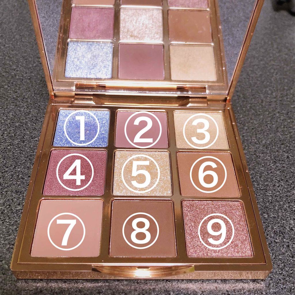 VenusMarble 9色アイシャドウパレット/Venus Marble/アイシャドウパレットを使ったクチコミ(3枚目)