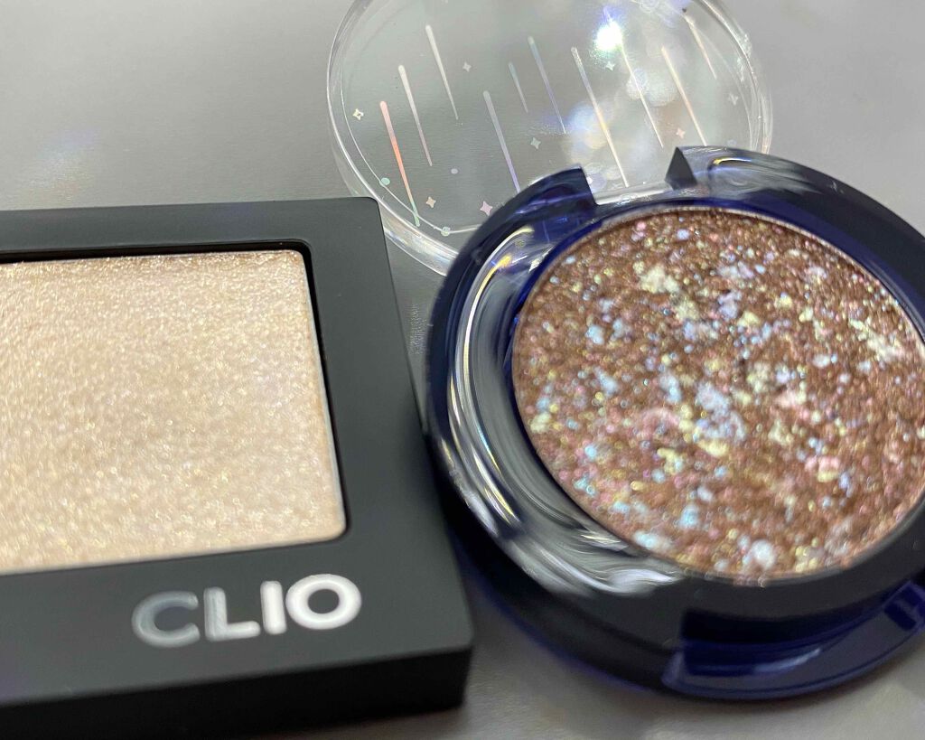 オーロラシマー ハイライター/innisfree/パウダーハイライトを使ったクチコミ（3枚目）