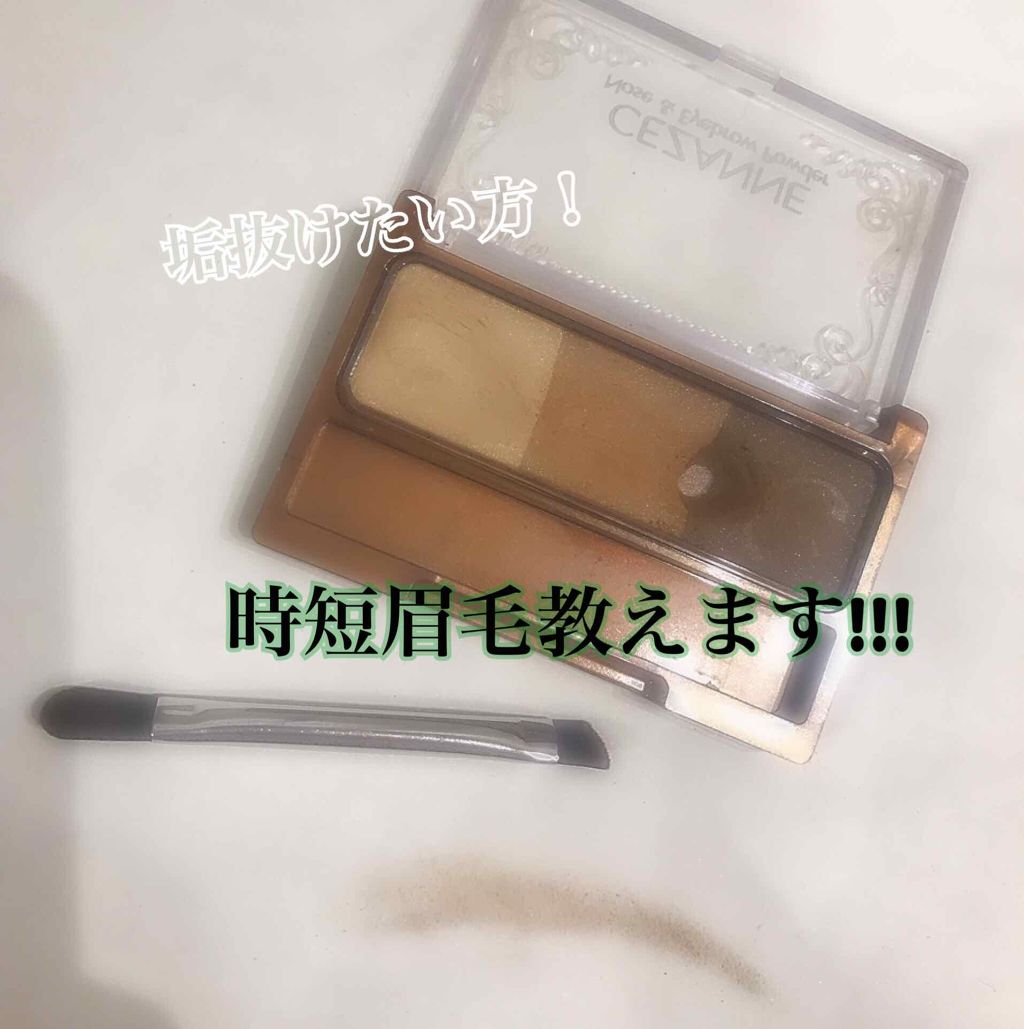 ノーズ&アイブロウパウダー/CEZANNE/パウダーアイブロウを使ったクチコミ(1枚目)