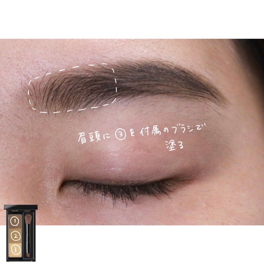 パウダー&ペンシル アイブロウEX/excel/アイブロウペンシルを使ったクチコミ(5枚目)