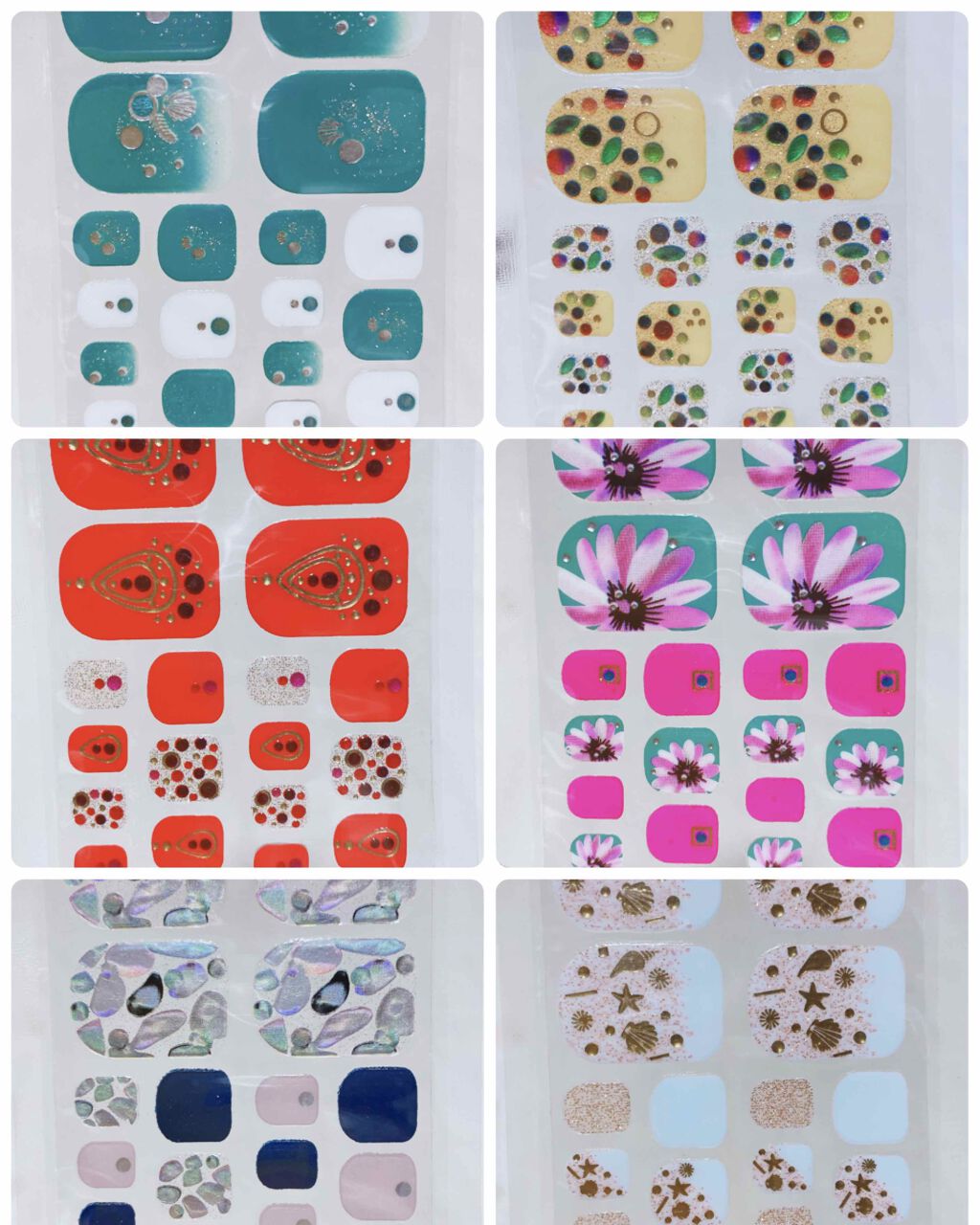 ネイルシール/Qoo10/ネイルシールを使ったクチコミ(3枚目)