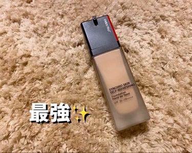 〜ベースメイク編〜
『SHISEIDO シンクロスキンセルフリフレッシングファンデーション』
このファンデを使おうと思ったきっかけが、私は黒肌？小麦肌？が好きで元の肌も白くはないので自分の色に合ったファ