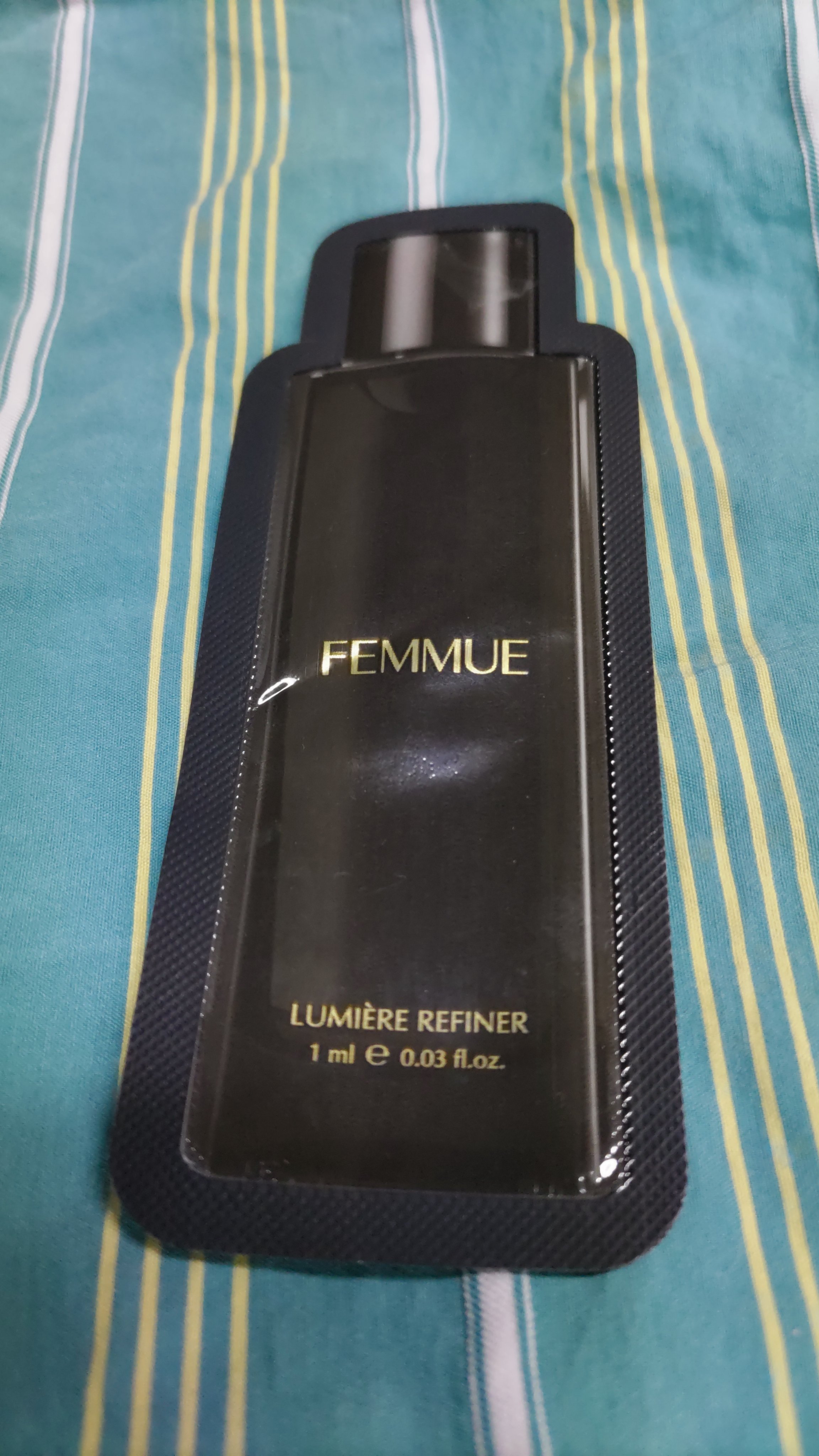 よっぱのクチコミ「香りがとっても良かった🍀
FEMMUE
ルミエール リファイナー
サンプル消化✨
ビタミンCが.....」（1枚目）