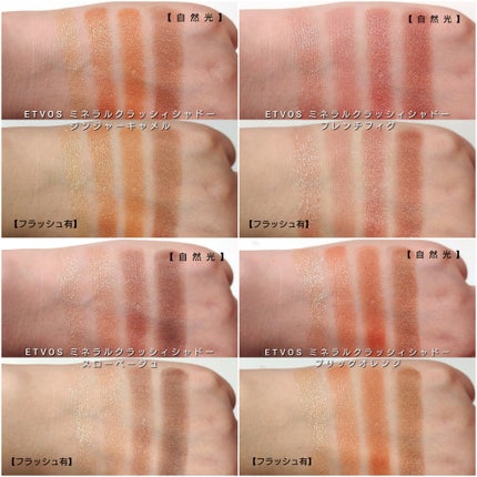 ミネラルクラッシィシャドー/エトヴォス/アイシャドウパレットを使ったクチコミ(4枚目)