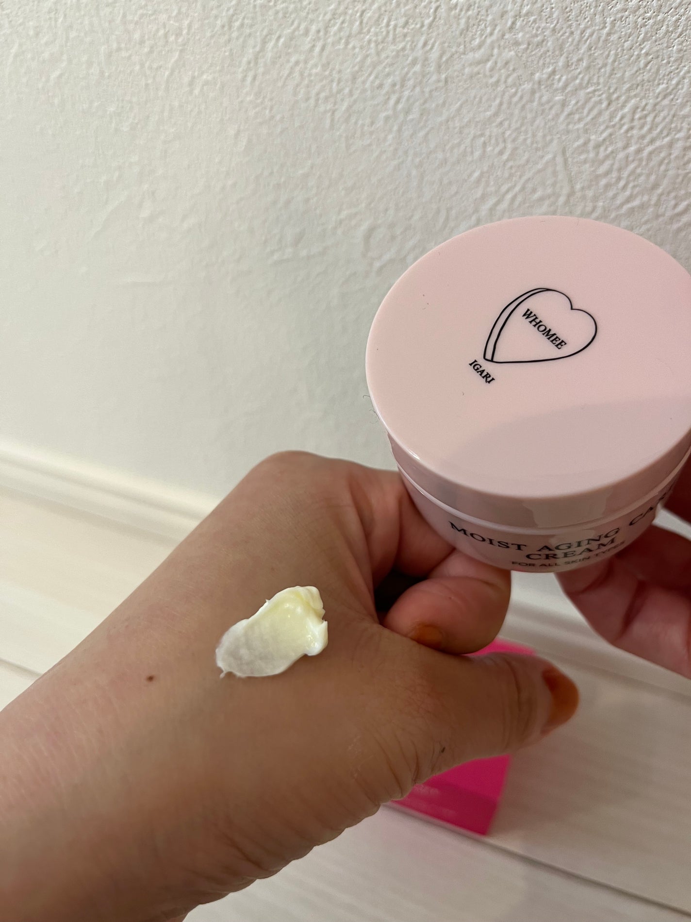 モイストエイジングケアクリーム/WHOMEE/フェイスクリームを使ったクチコミ(3枚目)