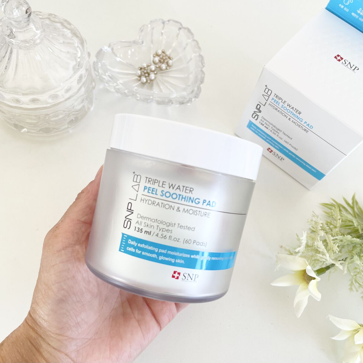 TRIPLE WATER PEEL SOOTHING PAD/SNP/ピーリングを使ったクチコミ（3枚目）