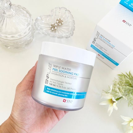 TRIPLE WATER PEEL SOOTHING PAD/SNP/ピーリングを使ったクチコミ(3枚目)