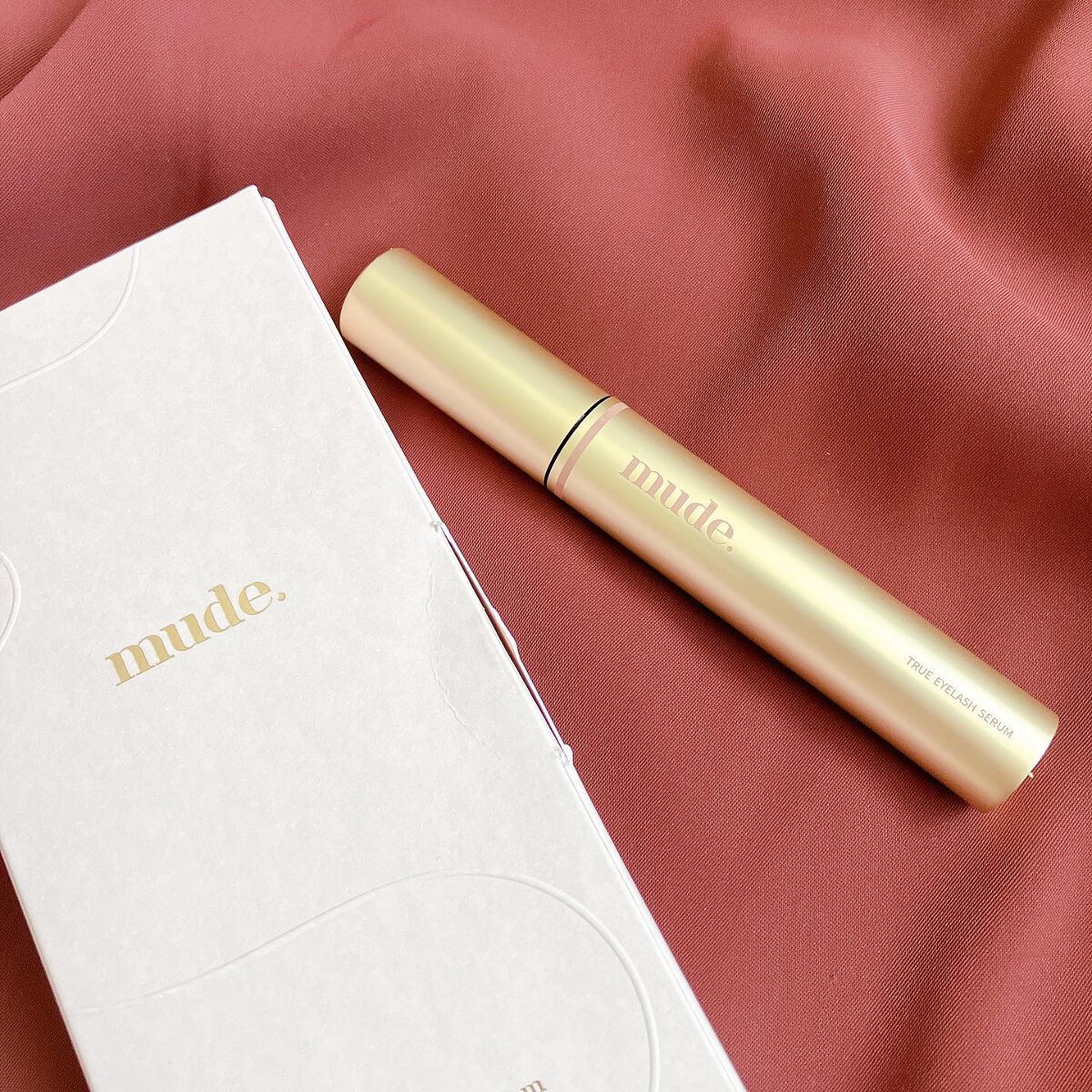 トゥルーアイラッシュセラム/mude./まつげ美容液を使ったクチコミ（2枚目）