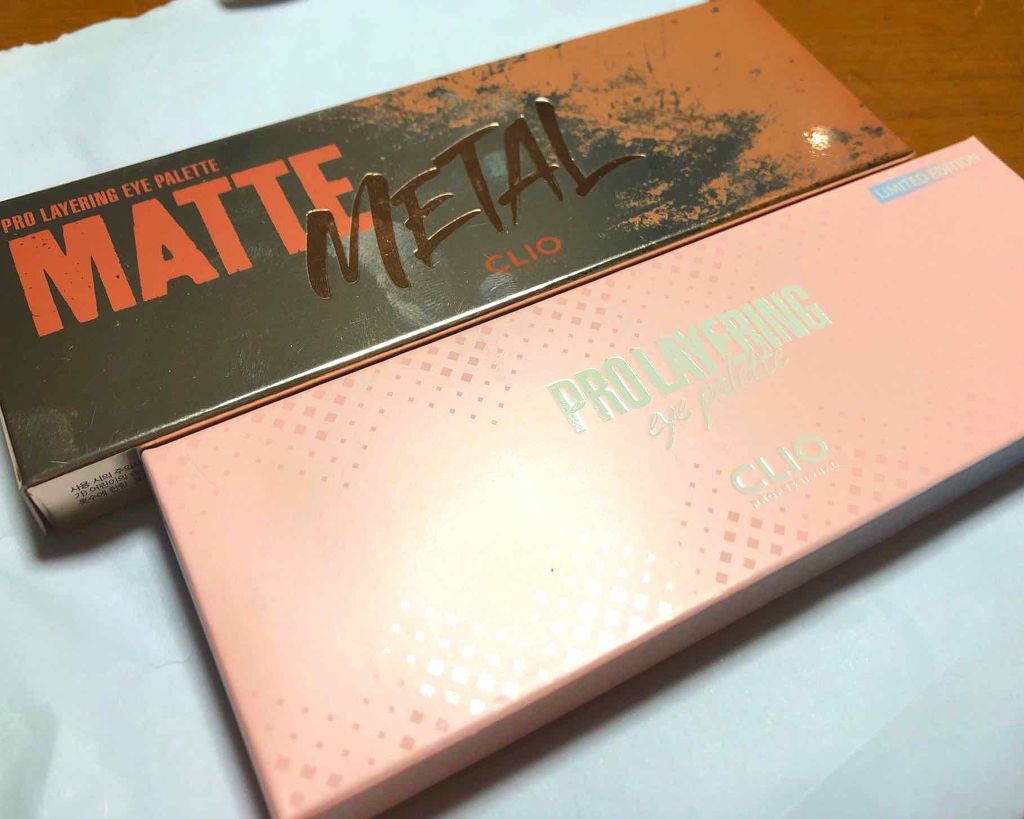 あぐ on LIPS 「Qoo10で、韓国コスメCLIOのアイシャドウパレットを購入し..」(1枚目)